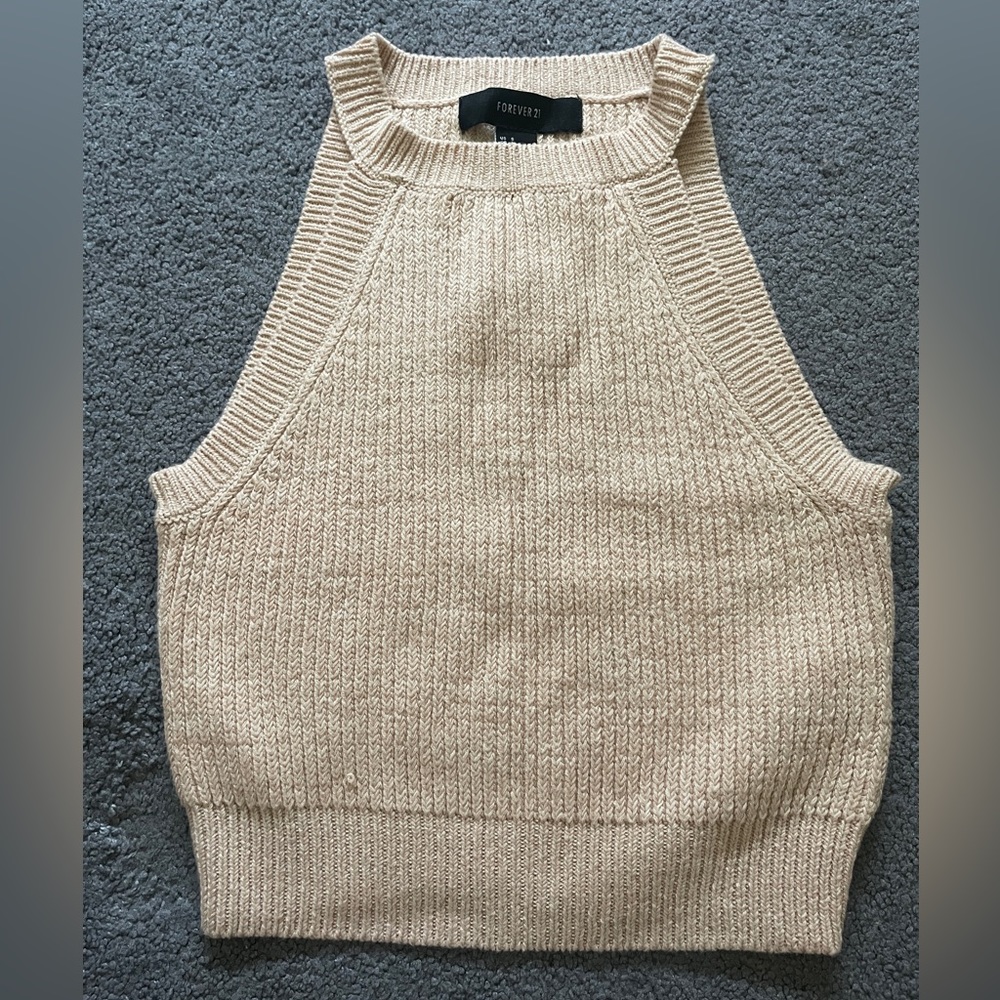 Forever 21 Knit Halter Top